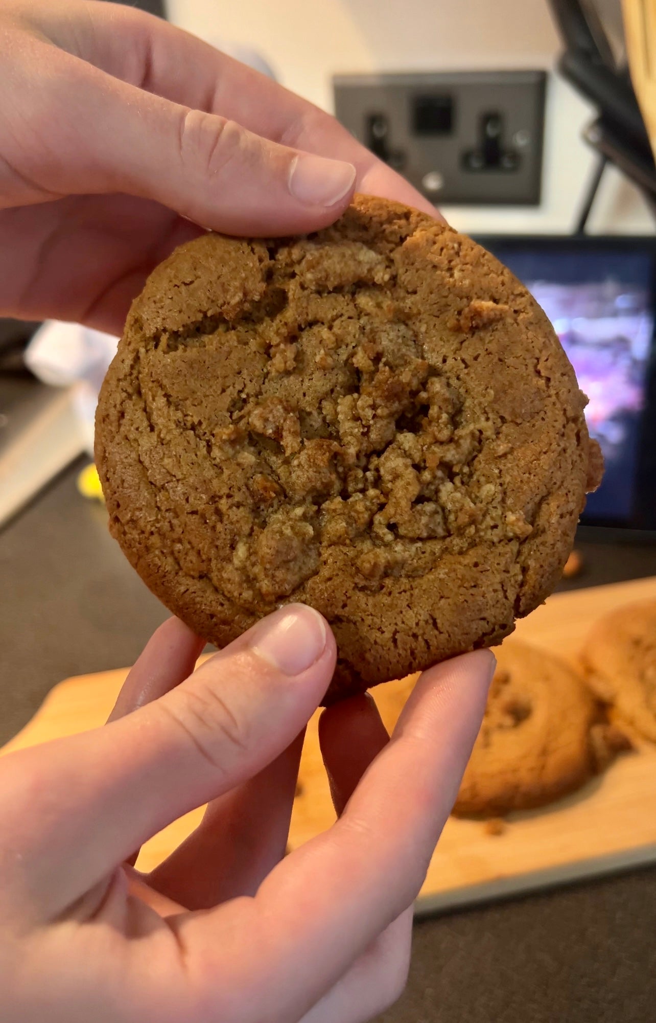 Biscoff Apple Crumble Cookie