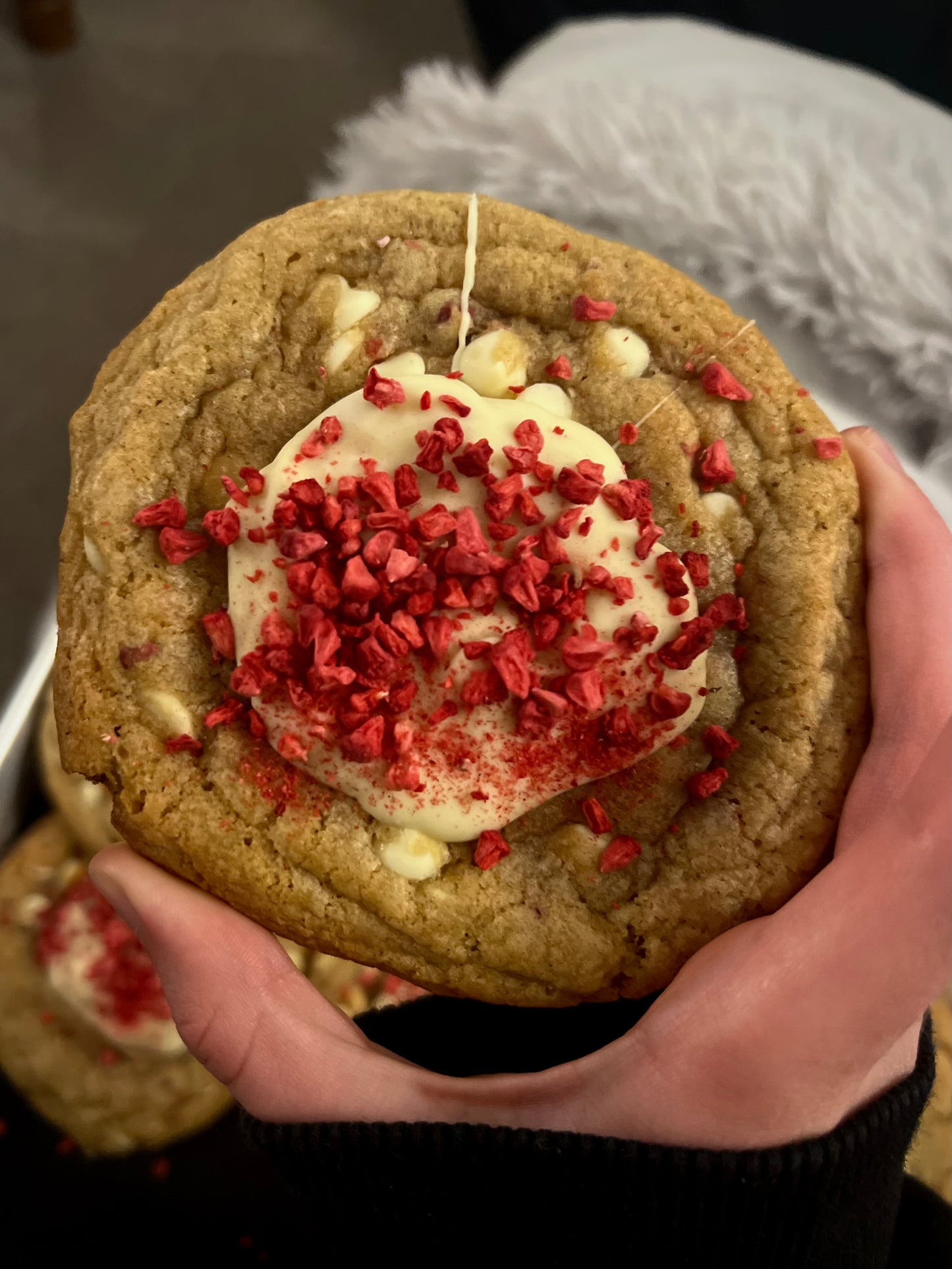 White Chocolate Raspberry Cookie BATCH (7)