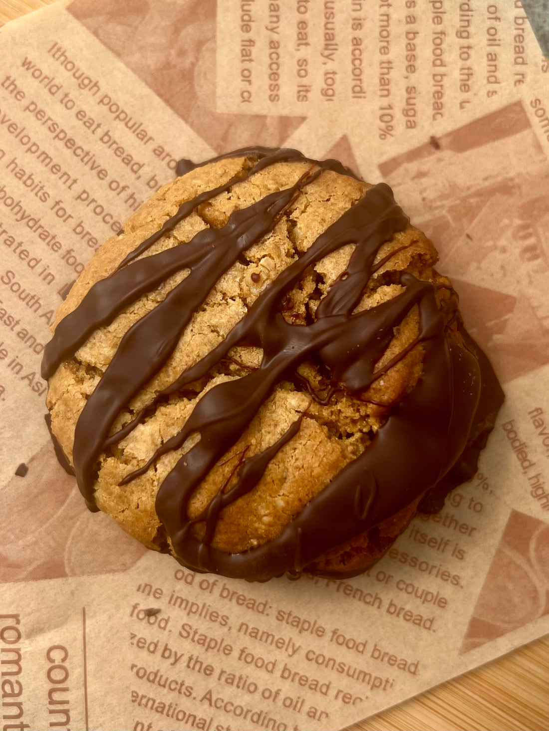 Chocolate Peanut Butter Oaty Cookies