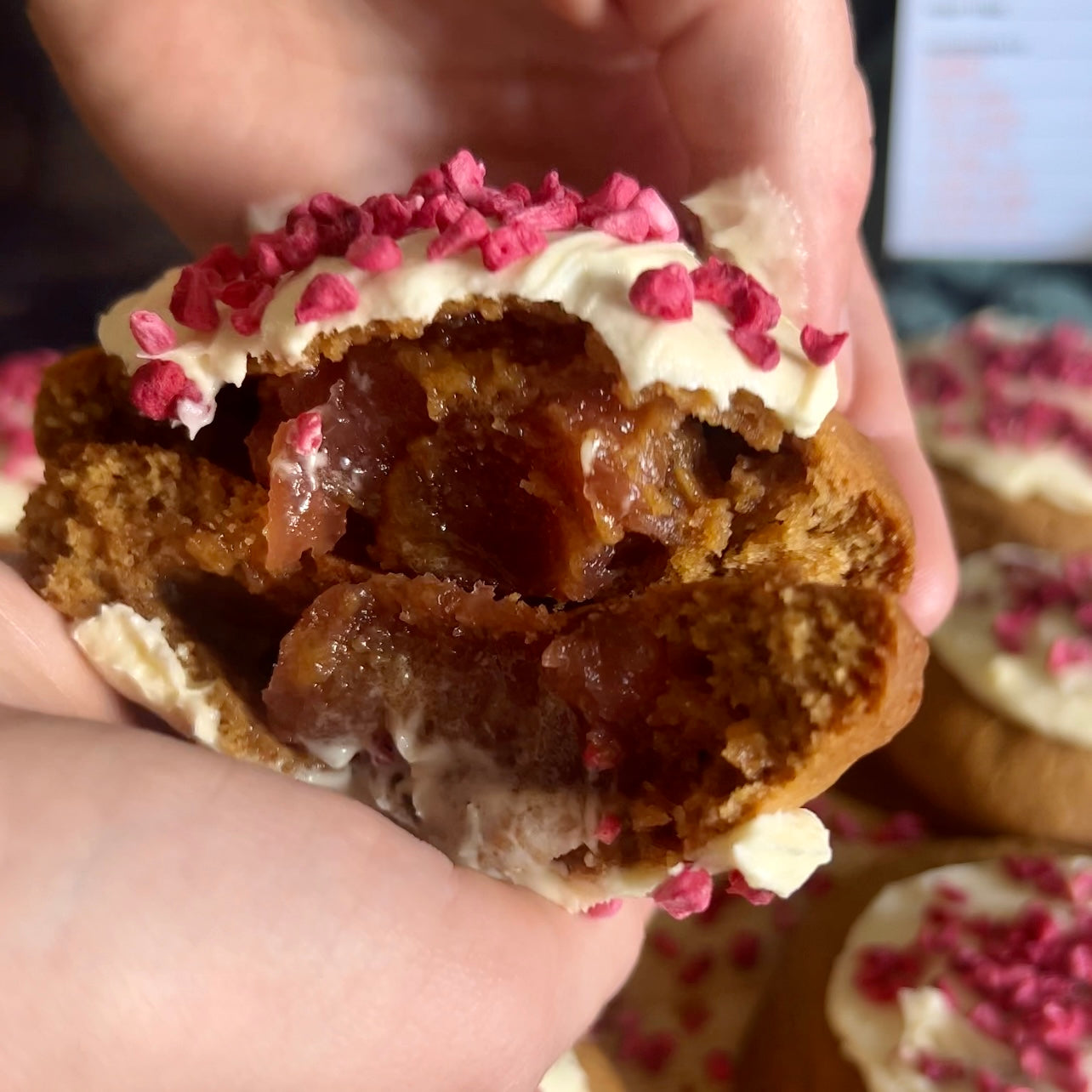 Strawberry Cake Cookie Batch