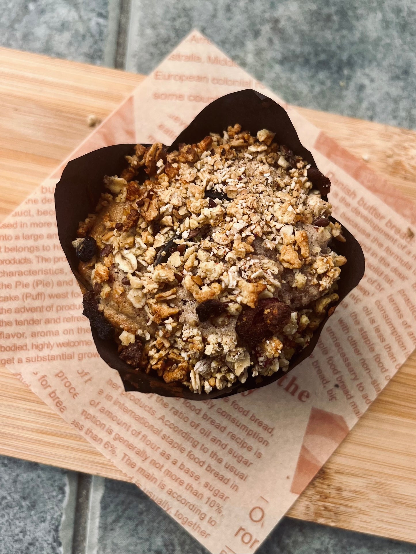 Jumbo Strawberry White Chocolate Granola Muffin BATCH